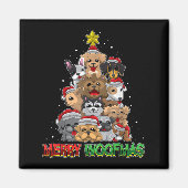 Merry Woofmas - Merry Christmas For Dog Lovers  Magneet (Voorkant)