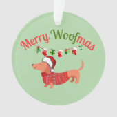 Merry WOOFmas Ornament (voorkant)