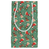 Merry Woofmas Pug Dogs Klein Cadeauzakje (Voorkant)