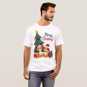 Merry Woofmas & Purrfect Christmas T-shirt (Voorkant volledig)