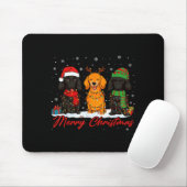 Merry Woofmas Santa Reindeer Elf Dachshund Christm Muismat (Met muis)