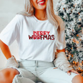 Merry Woofmas T-shirt voor dames