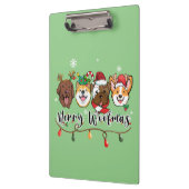 Merry Woofmas Typography Klembord (Links)