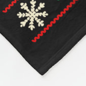 Merry Woofmas Ugly Christmas Jumper Xmas Dog Lover Fleece Deken (Hoek)