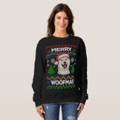 Merry Woofmas Ugly Sweater KerstShiba (Voorkant volledig)