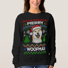 Merry Woofmas Ugly Sweater KerstShiba