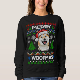 Merry Woofmas Ugly Sweater KerstShiba