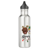 Merry Woofmas Waterfles Waterfles (Links)