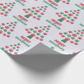 Merry Woofmas Wrapping Paper Cadeaupapier (Hoek)