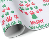 Merry Woofmas Wrapping Paper Cadeaupapier (Rol Hoek)