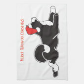 Merry Woowoo Kerstkeukenhanddoeken Theedoek (Verticaal)