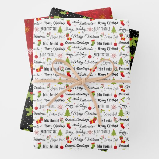 Merry Wrapping Sheets Inpakpapier Vel (In situ)