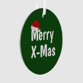 Merry X-Mas Ornament (voorkant)