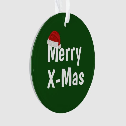 Merry X-Mas Ornament (voorkant)