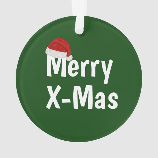 Merry X-Mas Ornament (achterkant)