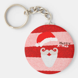 Merry X-Mas Santa Hat Sleutelhanger