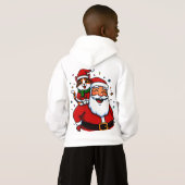 “Merry X’mas” Whimsical Holiday Design (Achterkant volledig)