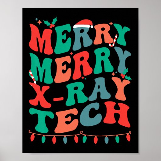 Merry X-ray Tech Poster (Voorkant)