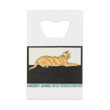 Merry Xmas and Cat van Edward Penfield.