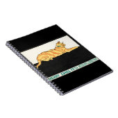 Merry Xmas and Cat van Edward Penfield. Notitieboek (Rechterzijde)