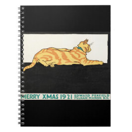 Merry Xmas and Cat van Edward Penfield. Notitieboek