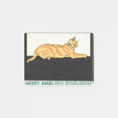 Merry Xmas and Cat van Edward Penfield. Post-it® Notes (Voorkant)