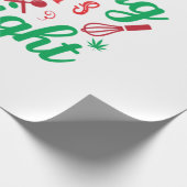 Merry Xmas Baking Spirits Bright Cadeaupapier (Hoek)