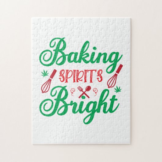 Merry Xmas Baking Spirits Bright Legpuzzel (Verticaal)