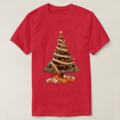 Merry Xmas Cat Tree Ugly Sweater van Tobe Fonseca T-shirt (Design voorkant)