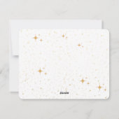 Merry Xmas Cute Red Blue Gold Feestdagenkaart (Achterkant)