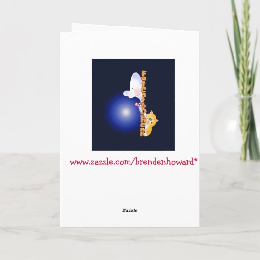 Merry Xmas Dad Feestdagen Kaart (Achterkant)