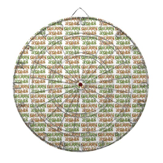 Merry Xmas Dartbord (Voorkant)