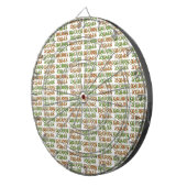 Merry Xmas Dartbord (Voorkant Rechts)