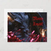 Merry Xmas Dragon Feestdagenkaart (Voorkant / Achterkant)