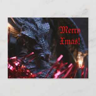 Merry Xmas Dragon Feestdagenkaart