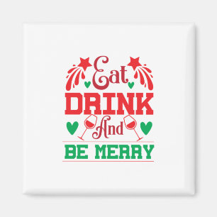 Merry Xmas eet Drink en zijn Merry Magneet