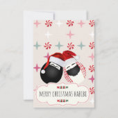 Merry Xmas HABIBI de heer Mrs Egg Card Kaart (Voorkant)