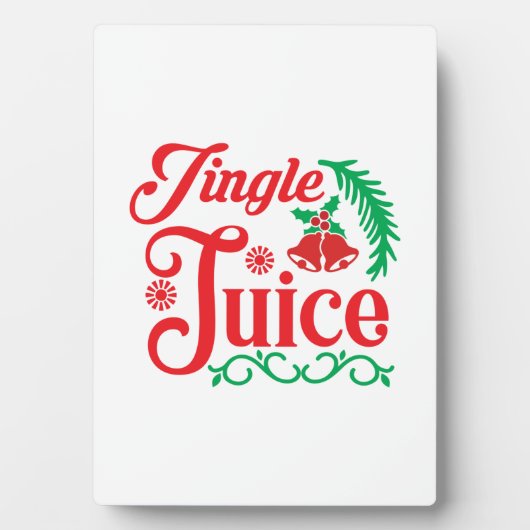 Merry Xmas Happy Jingle Juice Fotoplaat (voorkant)