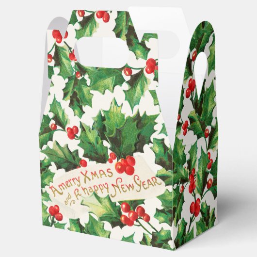 Merry Xmas & Happy New Year Holly Bedankdoosjes (Geopend)