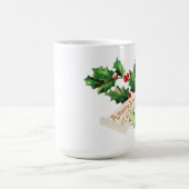 Merry Xmas & Happy New Year Holly Koffiemok (Center)