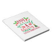 Merry Xmas heeft u een prettig kerstfeest Notitieblok (Schuin)