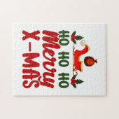 Merry Xmas Ho Ho Merry Xmas Legpuzzel (Horizontaal)