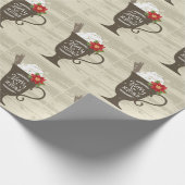 Merry Xmas Holiday Ice Cream Cadeaupapier (Hoek)