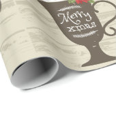 Merry Xmas Holiday Ice Cream Cadeaupapier (Rol Hoek)