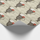 Merry Xmas Holiday Ice Cream Cadeaupapier (Hoek)