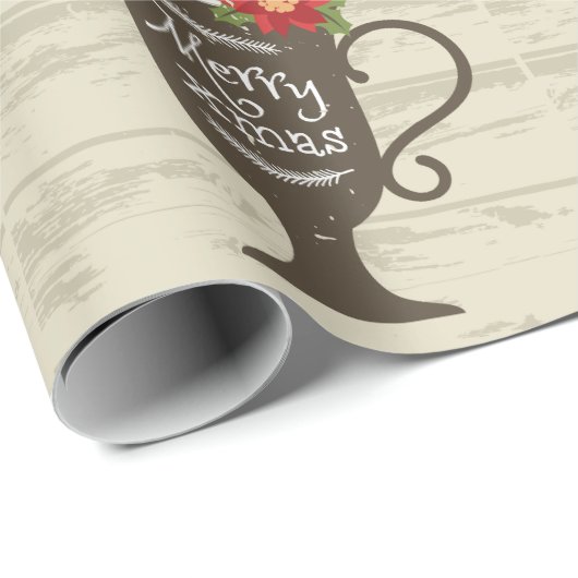 Merry Xmas Holiday Ice Cream Cadeaupapier (Rol Hoek)