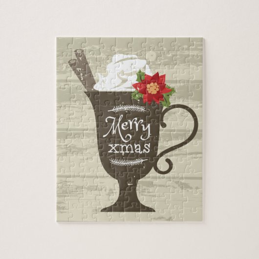 Merry Xmas Holiday Ice Cream Legpuzzel (Verticaal)