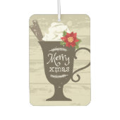 Merry Xmas Holiday Ice Cream Luchtverfrisser (Voorkant)