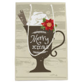 Merry Xmas Holiday Ice Cream Medium Cadeauzakje (Voorkant)