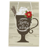 Merry Xmas Holiday Ice Cream Medium Cadeauzakje (Achterkant)